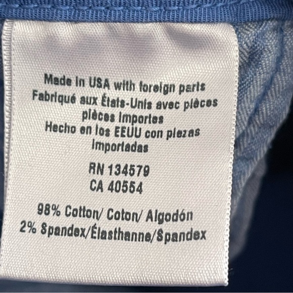 ANTHROPOLOGIE SUNDRY Womens Tie Dye Roll Up Trouser Pants Size 25 Blue - Picture 5 of 9